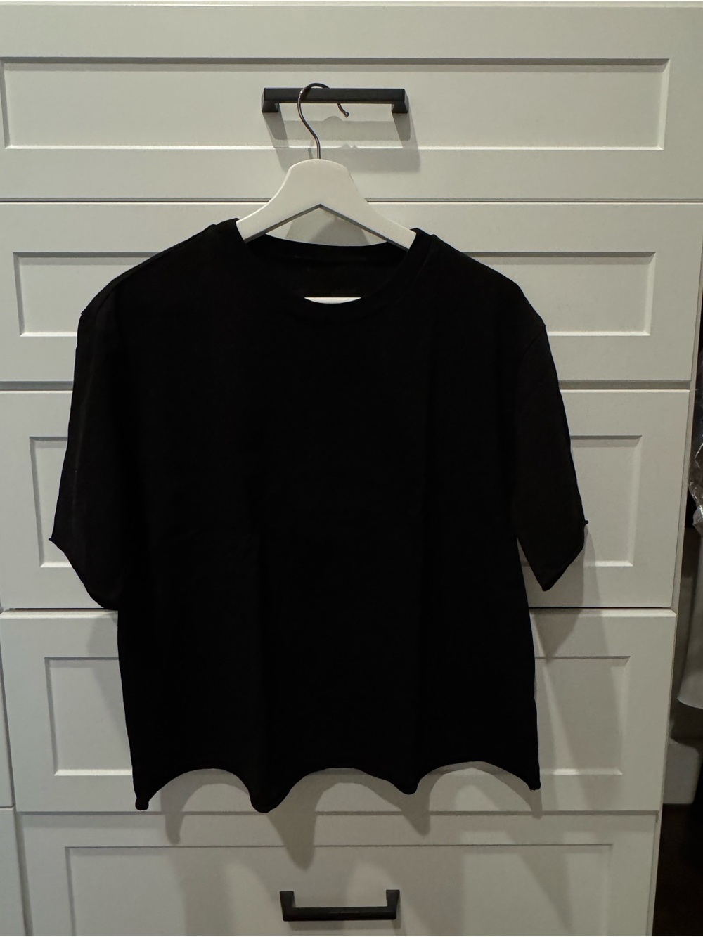 Women’s Frank & Eileen Black Short-Sleeve Crewneck T-Shirt size medium